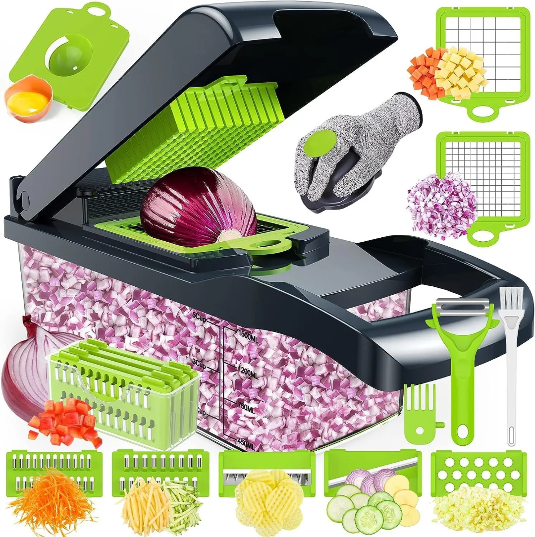 Handheld vegetable chopper onion cutter potato peeler kitchen fruits slicer vegetable cutter